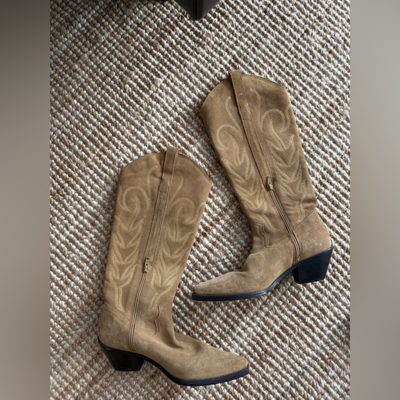 Brown Suede Matisse Agency Western Boot Size 7 *Worn Once* - Picture 3 of 7